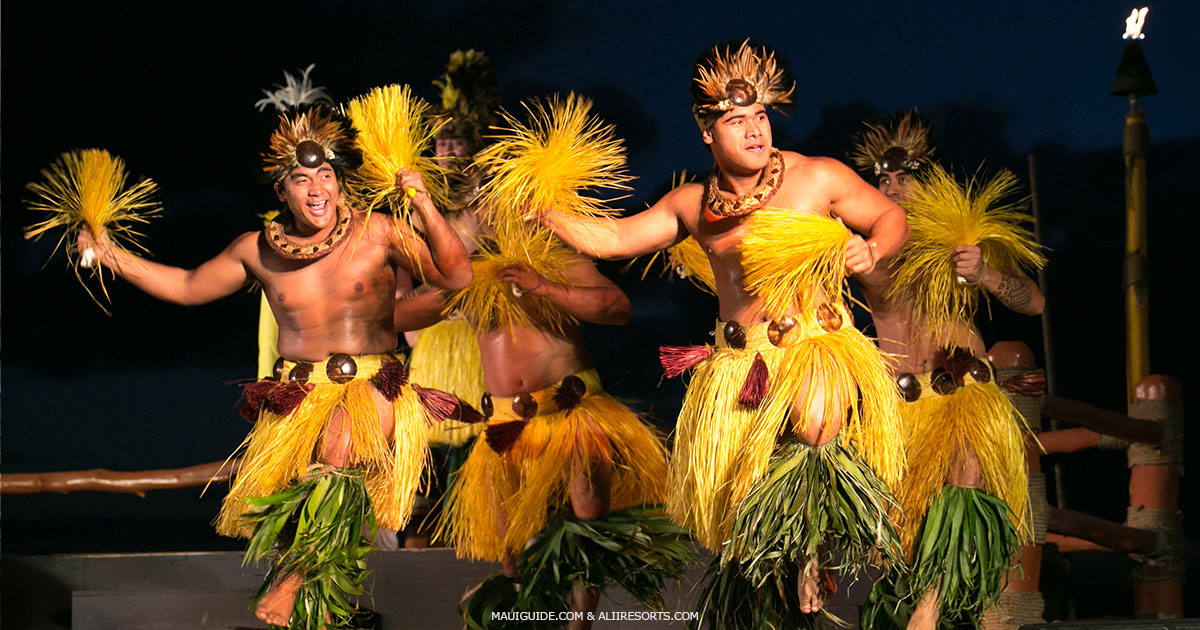 5 luaus in Maui